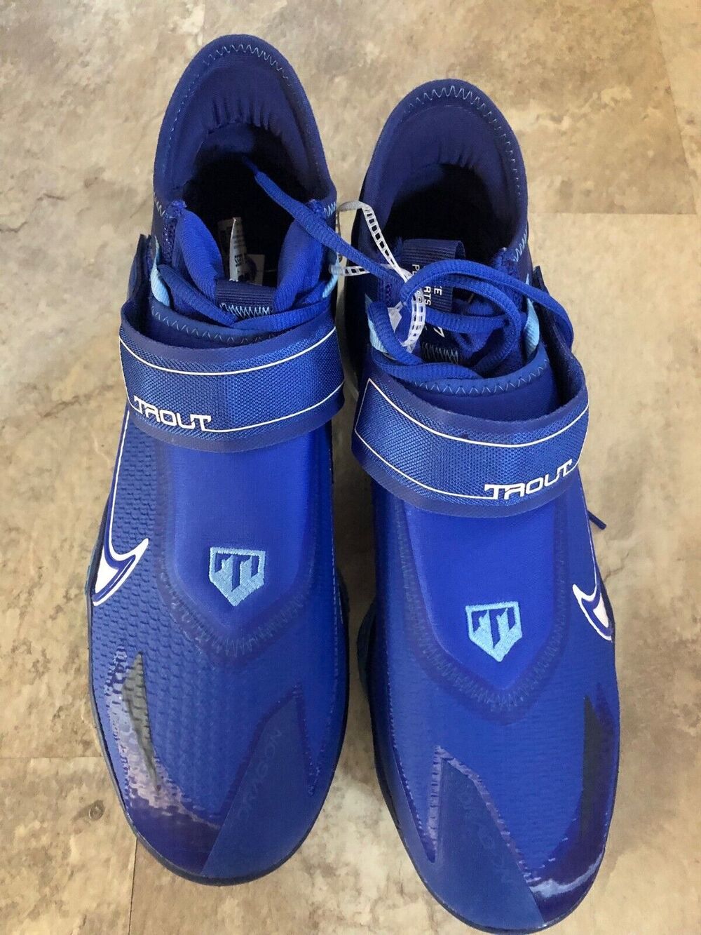 New Men's Nike Force Zoom Trout 8 Elite Cleats Hyper Royal Blue Size 11.5 Mike T